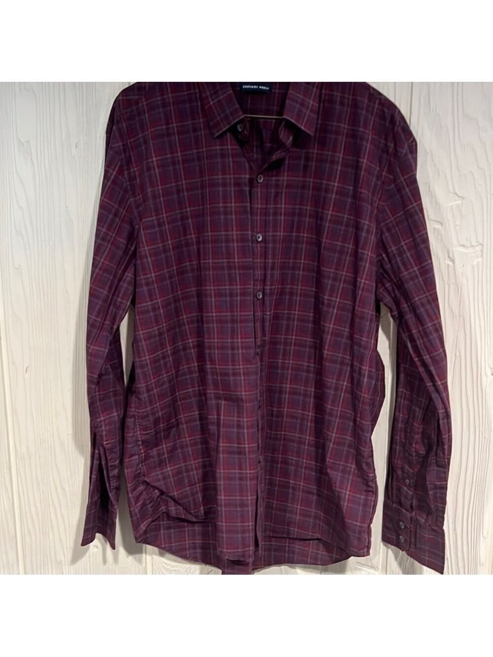 Zachary Prell Men's Long Sleeve Button Down Shirt XL